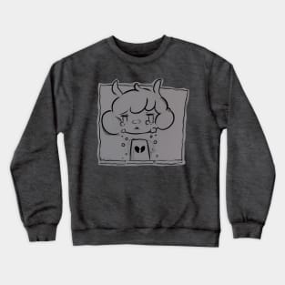 Sad alpaca Crewneck Sweatshirt